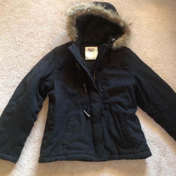 girls black coats
